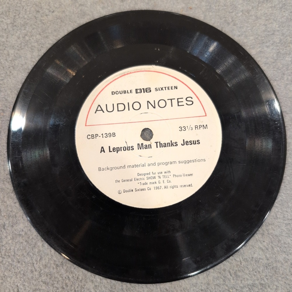Double Sixteen Canon Bible Program A Leprous Man Thanks Jesus Show N Tell 1967 - Picture 2 of 2
